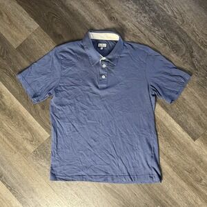 Original Maserati 1914 Racing Logo Polo Shirt Navy Men's Button Shirt L